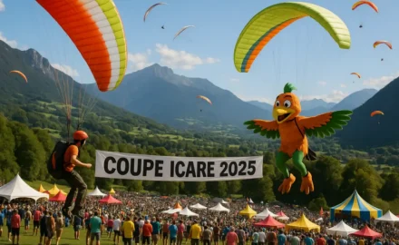 Coupe Icare 2025: фестиваль свободного полёта во Франции