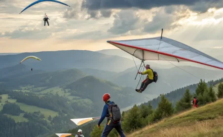 Что такое hang-gliding: виды, техника, требования и школы полёта